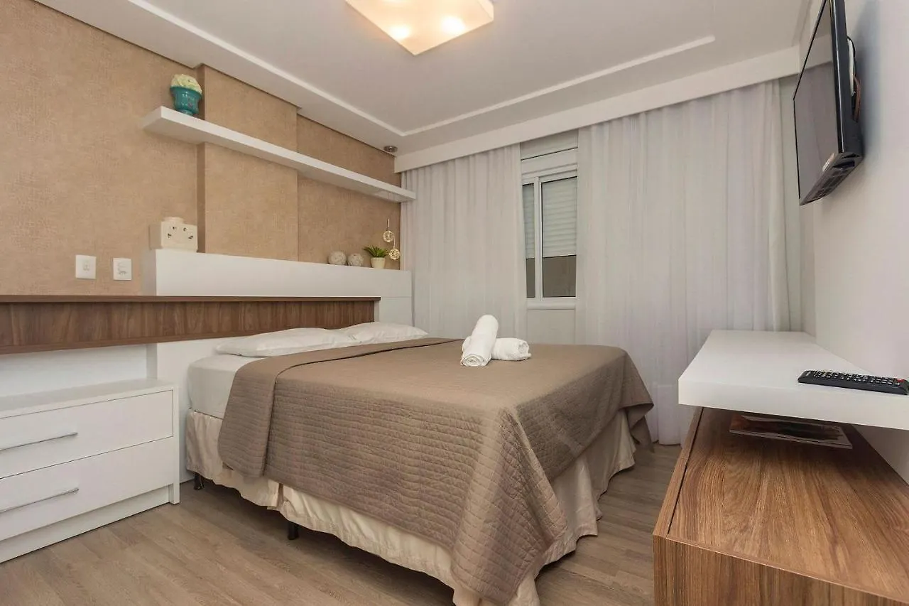 בומבינאס Varandas Do Atlantico 02-A - Apartamento De Alto Padrao Em Condominio Pe Na Areia Em Bombas.