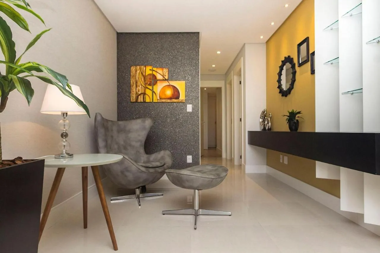 בומבינאס Varandas Do Atlantico 02-A - Apartamento De Alto Padrao Em Condominio Pe Na Areia Em Bombas.
